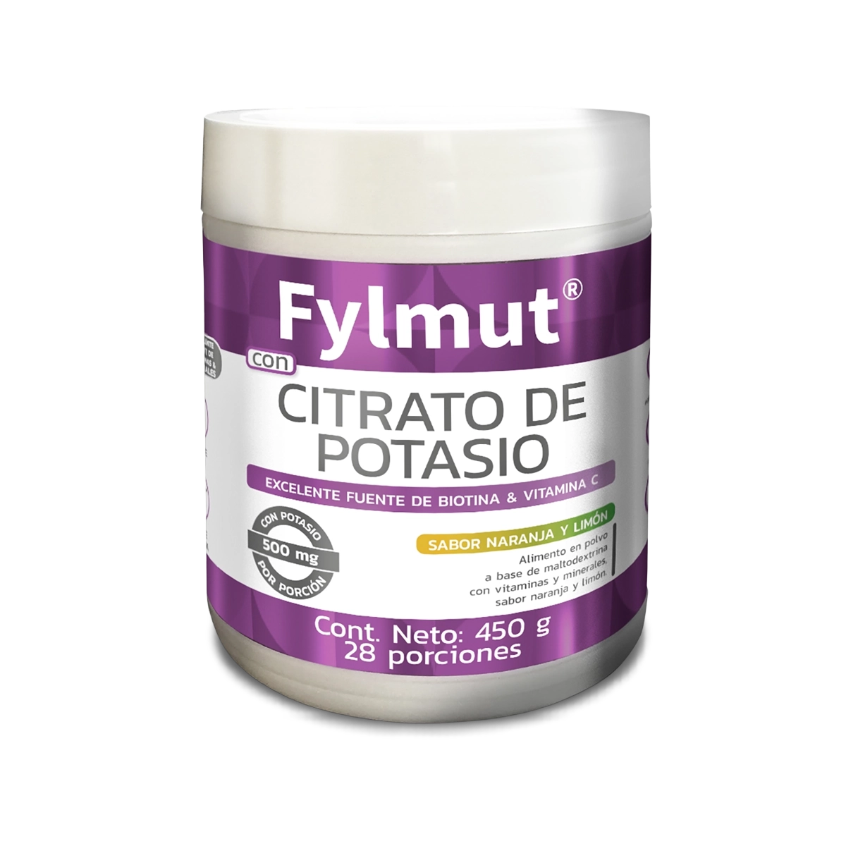 Citrato de potasio – Fylmut® 450g