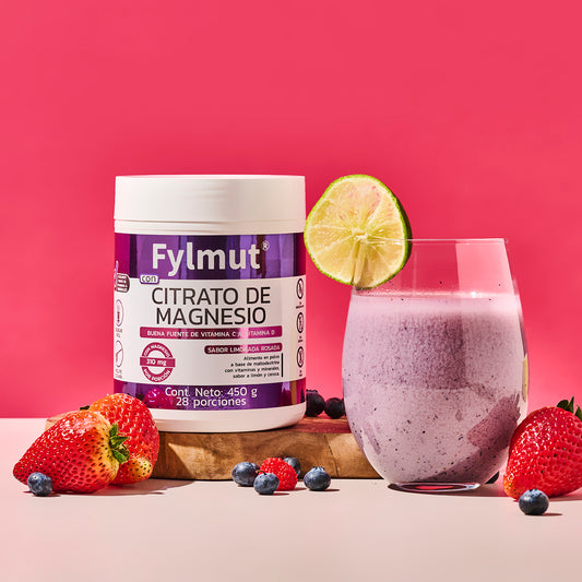 Citrato de magnesio limonada rosada - Fylmut® 450g