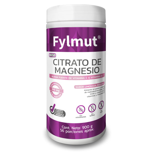 Citrato de magnesio limonada rosada - Fylmut® 900g