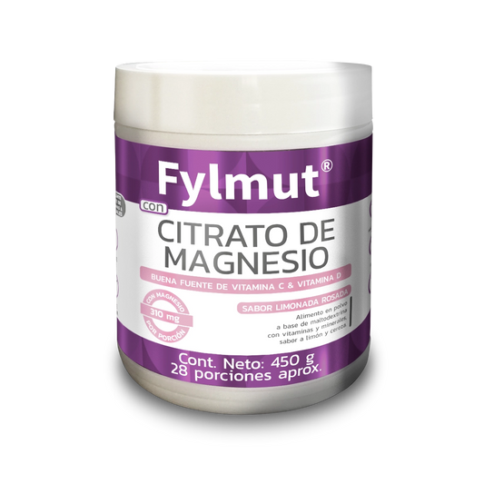 Citrato de magnesio limonada rosada - Fylmut® 450g