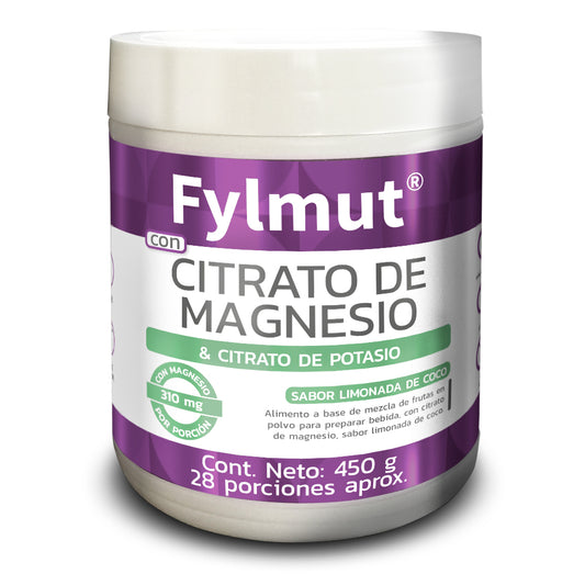 Citrato de magnesio limonada de coco Fylmut® 450g