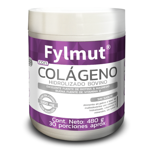 Colágeno hidrolizado sin sabor Fylmut® 480g