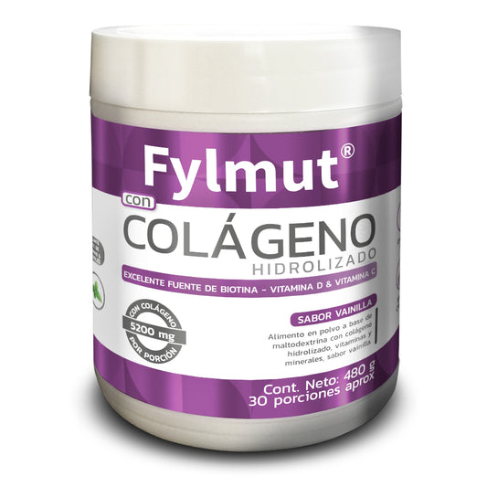 Colágeno hidrolizado vainilla Fylmut® 480g