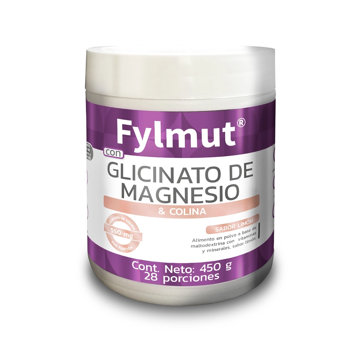Glicinato de magnesio con colina - Fylmut® 450g