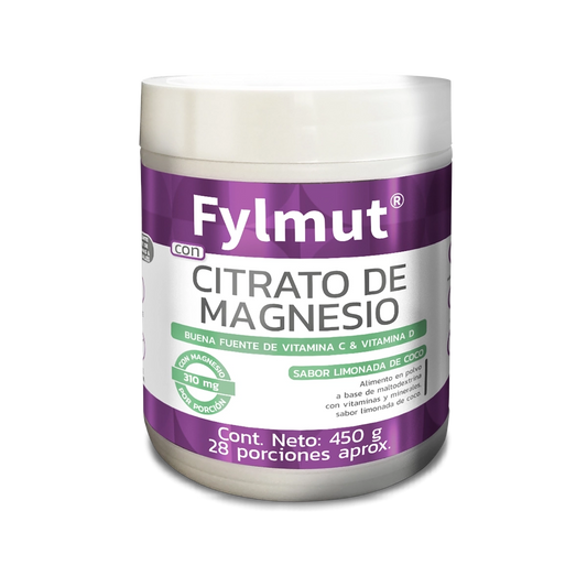 Citrato de magnesio limonada de coco - Fylmut® 450g