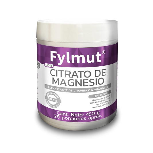 Citrato de magnesio sin sabor - Fylmut® 450g