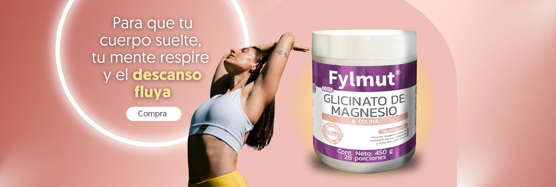 Banner promocional Glicinato de magnesio